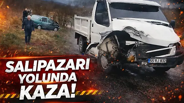Salıpazarı Yolunda Kaza!