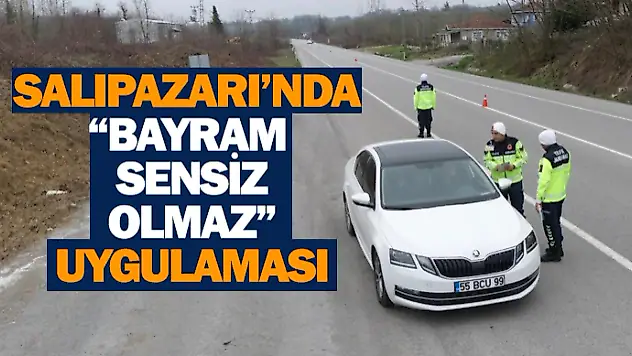 Salıpazarı'nda 'Bayram Sensiz Olmaz' Uygulaması