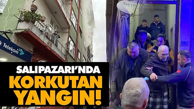 Salıpazarı'nda Korkutan Yangın!