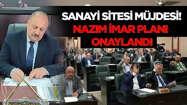 Salıpazarı'na Sanayi Sitesi Müjdesi! Nazım İmar Planı Onaylandı