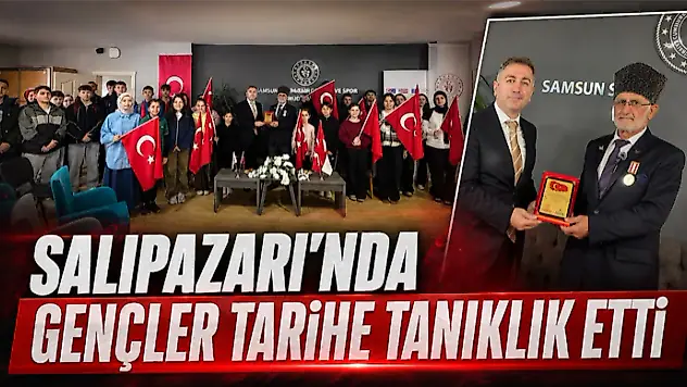 Salıpazarı'nda Gençler Tarihe Tanıklık Etti