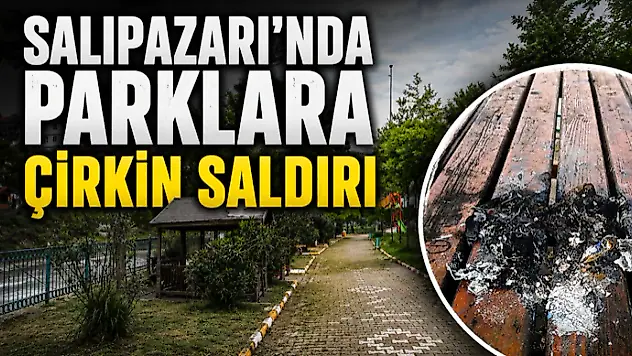 Salıpazarı'nda Parklara Çirkin Saldırı
