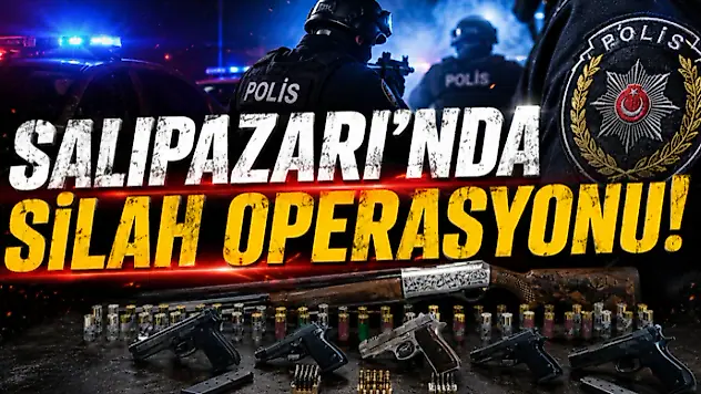 Salıpazarı'nda Silah Operasyonu!