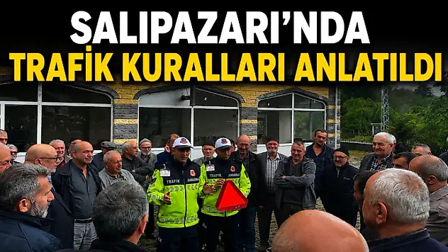 Salıpazarı'nda Trafik Kuralları Anlatıldı