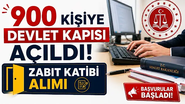 900 Kişiye Devlet Kapısı Açıldı