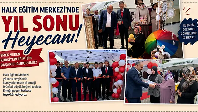 Halk Eğitim Merkezi'nde Yıl Sonu Heyecanı