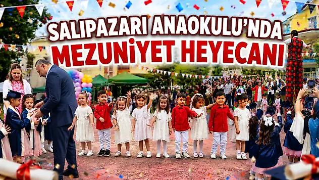 Salıpazarı Anaokulu'nda Mezuniyet Heyecanı