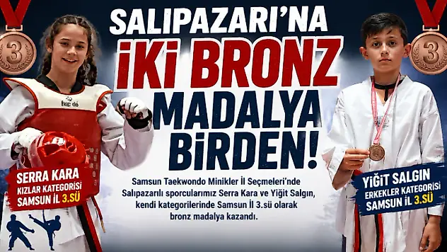 Salıpazarı'na İki Bronz Madalya Birden