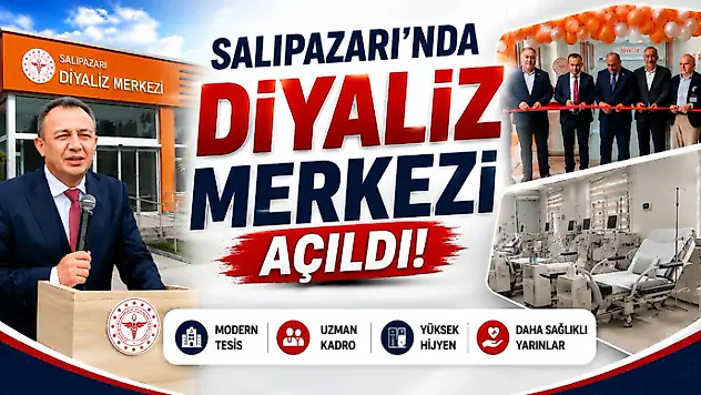 Salıpazarı'nda Diyaliz Merkezi Açıldı.