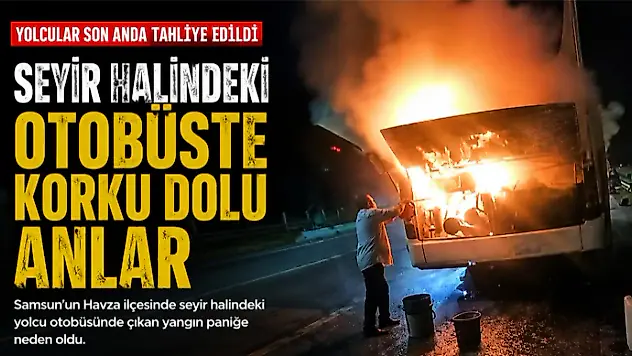 Seyir Halindeki Otobüste Korku Dolu Anlar