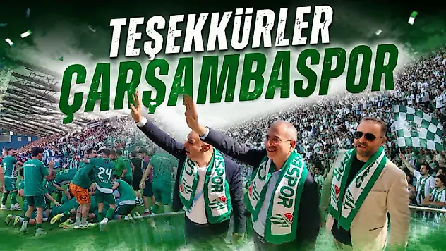 Teşekkürler Çarşambaspor