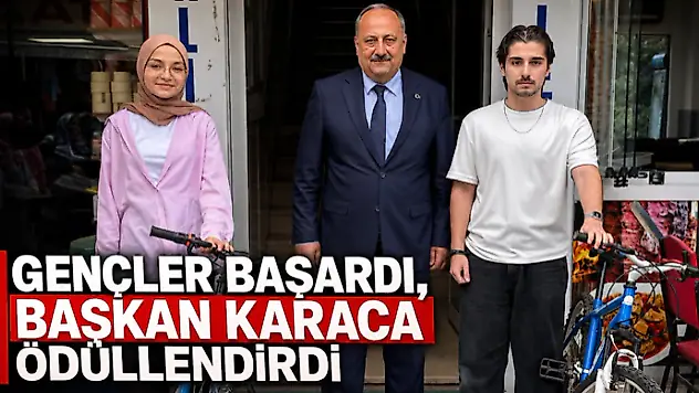 Gençler Başardı, Başkan Karaca Ödüllendirdi