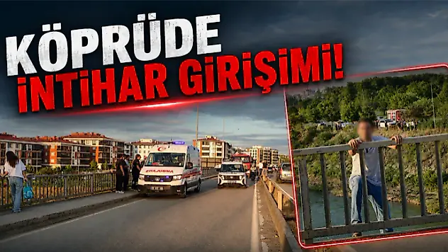 Köprüde İntihar Girişimi!