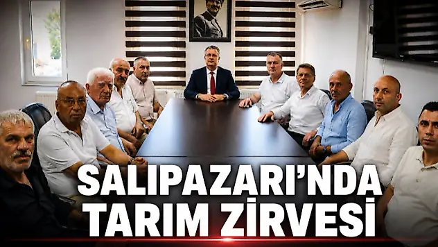 Salıpazarı'nda Tarım Zirvesi