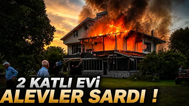 Alevler 2 Katlı Evi Sardı