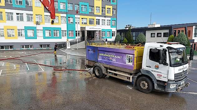 Atakum'da Okullar 14 Eylül'e Hazırlanıyor