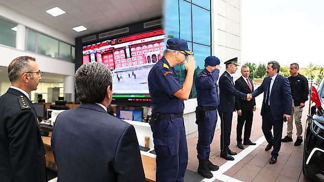 Vali Tavlı ve Emniyet Müdürü Aydın'dan Güvenlik Görüşmesi