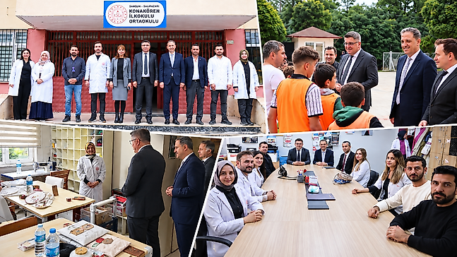 Salıpazarı'nda Eğitim Turu: Murat Ağar Okulları İnceledi