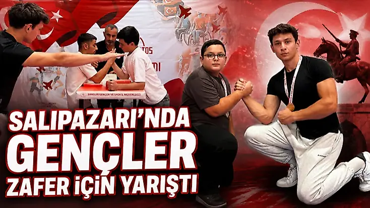 Salıpazarı’nda Gençler Zafer İçin Yarıştı
