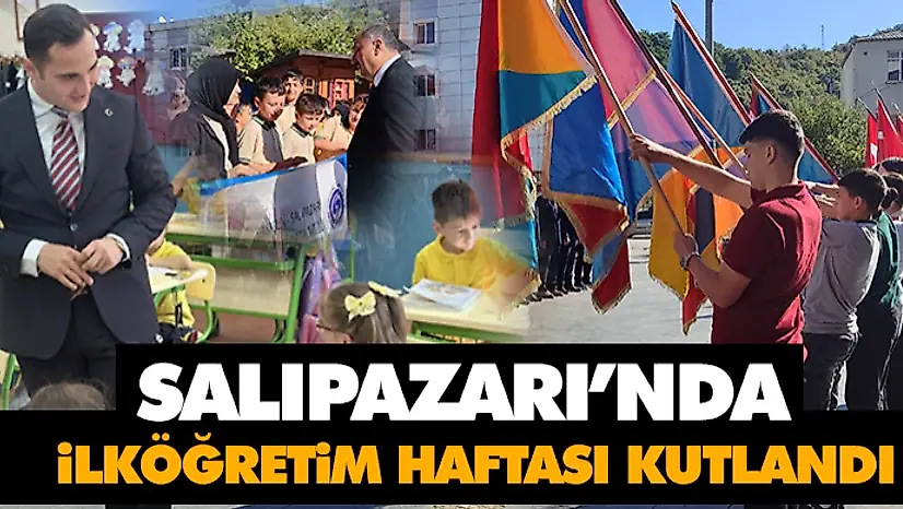 Salıpazarı'nda İlköğretim Haftası Kutlandı