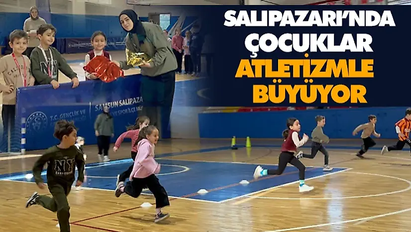 Salıpazarı'nda Çocuklar Atletizmle Büyüyor