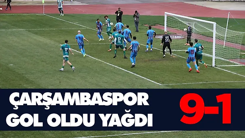 Çarşambaspor Gol Oldu Yağdı