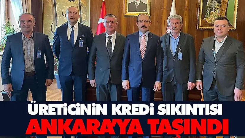 Üreticinin Kredi Sıkıntısı Ankara'ya Taşındı
