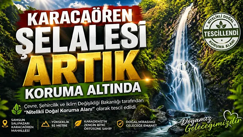  Karacaören Şelalesi Artık Koruma Altında
