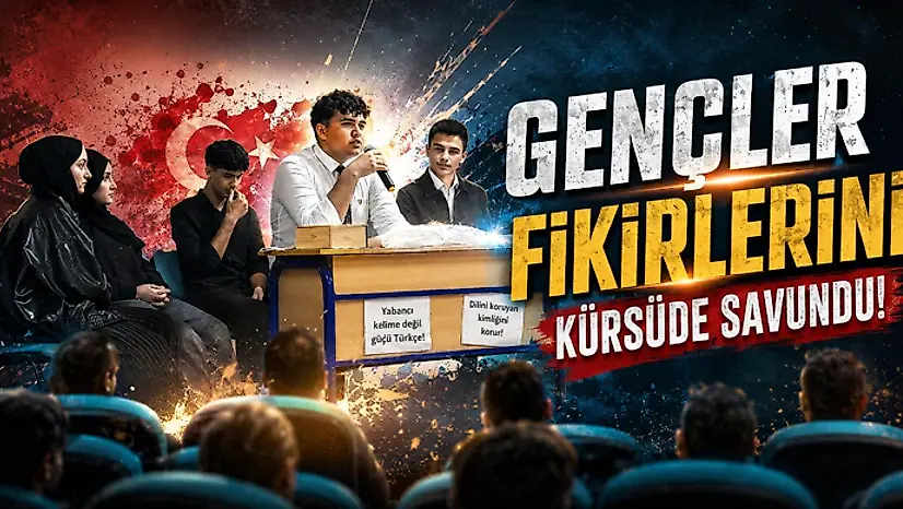 Gençler Fikirlerini Kürsüde Savundu