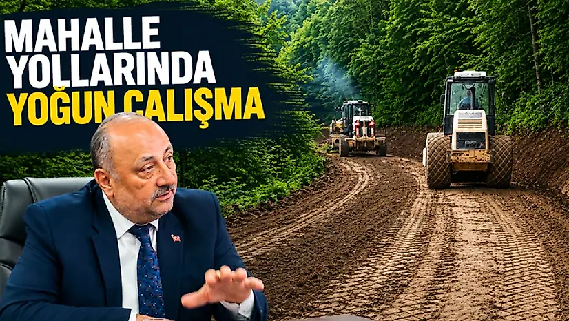 Mahalle Yollarında Yoğun Çalışma
