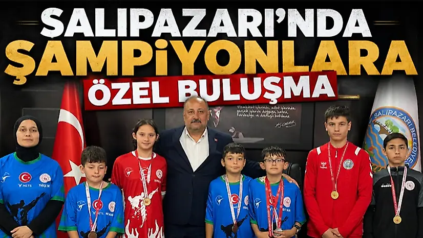 Salıpazarı'nda Şampiyonlara Özel Buluşma