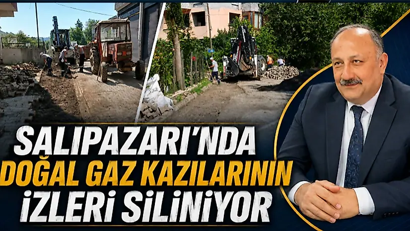 Doğal Gaz Kazılarının İzleri Siliniyor