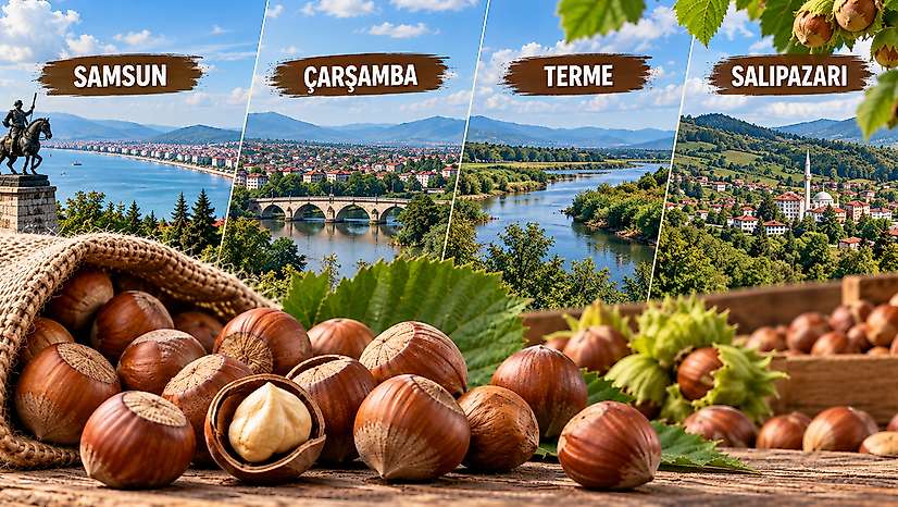 Fındıkta Günün Rakamları: Samsun, Çarşamba, Terme ve Salıpazarı