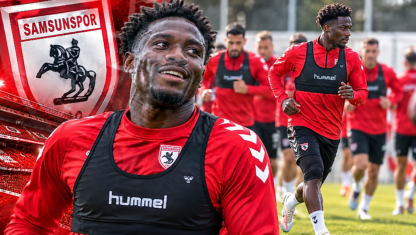 Trabzonspor Maçı Öncesi Samsunspor'da Jarju Sevinci