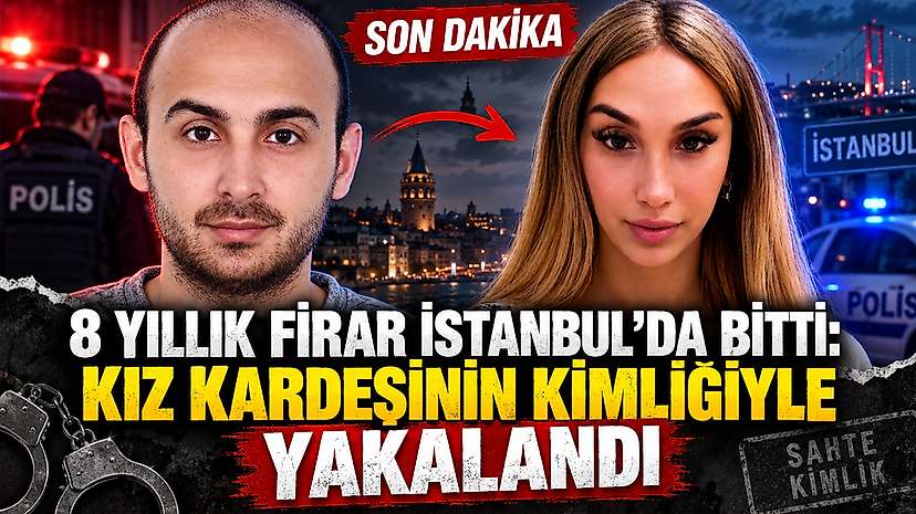 8 Yıllık Firar İstanbul’da Bitti: Kız Kardeşinin Kimliğiyle Yakalandı