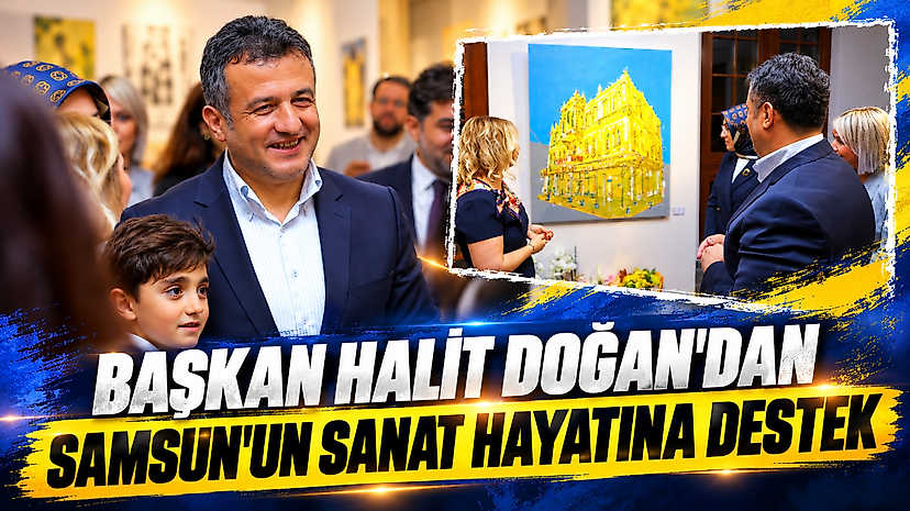 Başkan Halit Doğan'dan Samsun'un Sanat Hayatına Destek