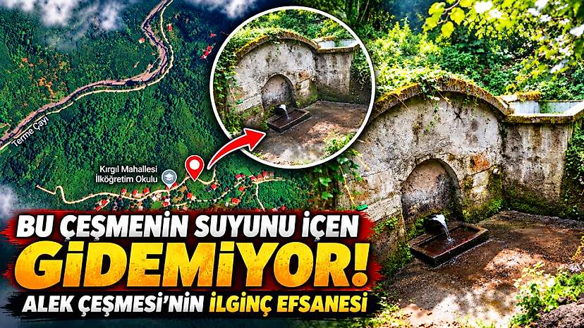 Bu Çeşmenin Suyunu İçen Gidemiyor! Alek Çeşmesi’nin İlginç Efsanesi