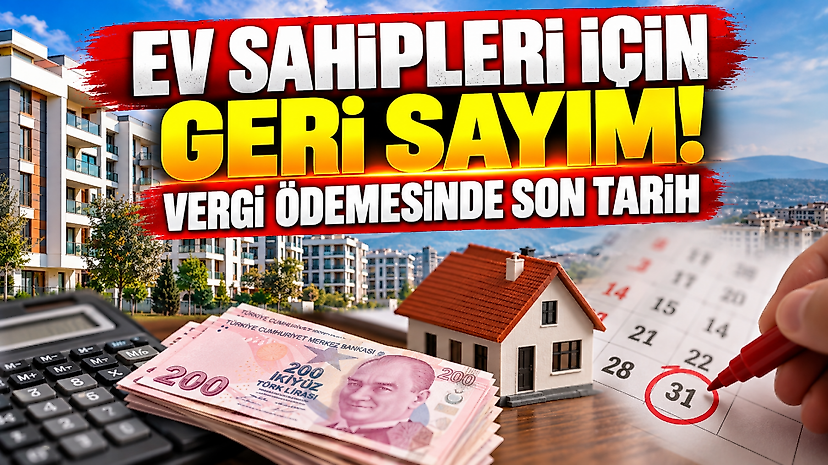 Ev Sahipleri İçin Geri Sayım! Vergi Ödemesinde Son Tarih