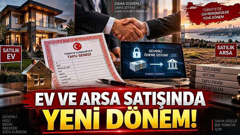 Ev ve Arsa Satışında Yeni Dönem!