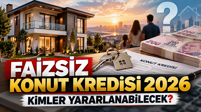 Faizsiz konut kredisi 2026: Kimler yararlanabilecek?