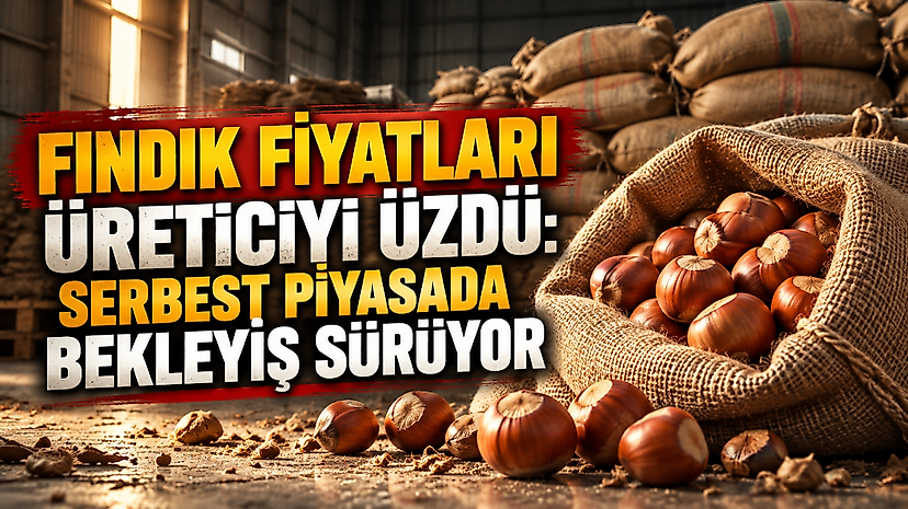 Fındık fiyatları üreticiyi üzdü: Serbest piyasada bekleyiş sürüyor