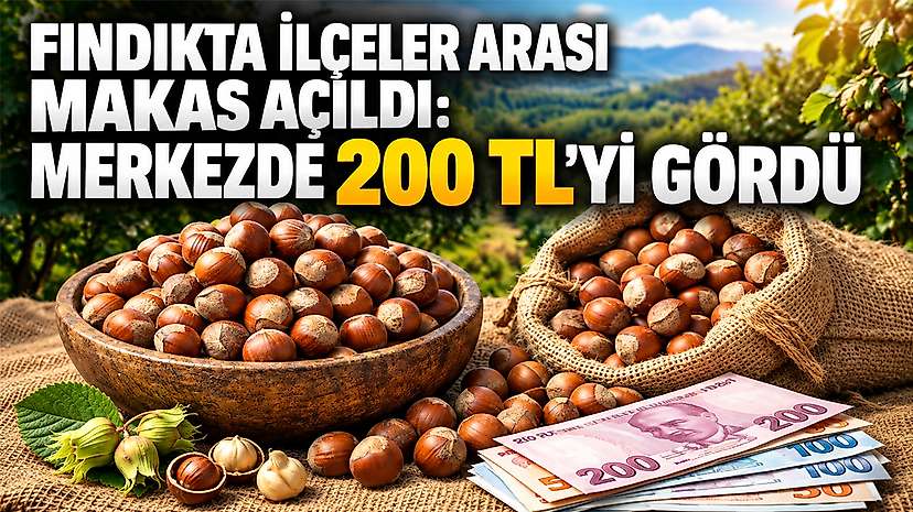 Fındıkta İlçeler Arası Makas Açıldı: Merkezde 200 TL’yi Gördü