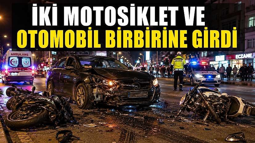 Samsun’da Zincirleme Kaza: 2 Motosiklet Sürücüsü Yaralandı