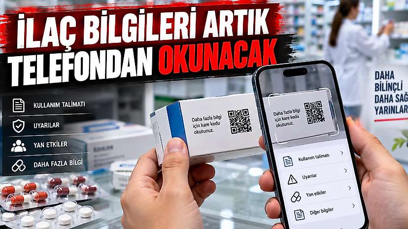 İlaç Bilgileri Artık Telefondan Okunacak
