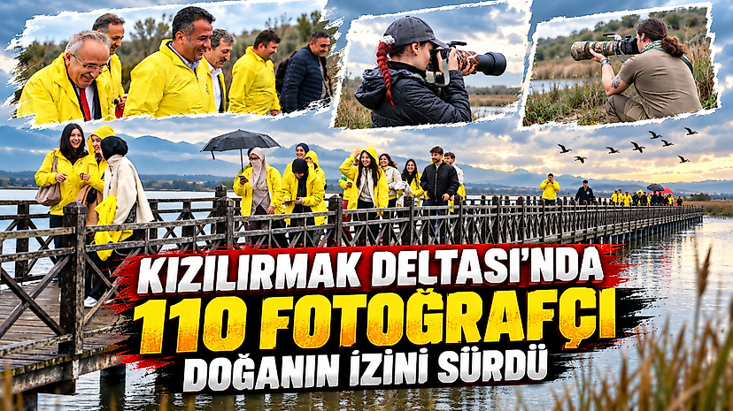 Kızılırmak Deltası'nda 110 Fotoğrafçı Doğanın İzini Sürdü