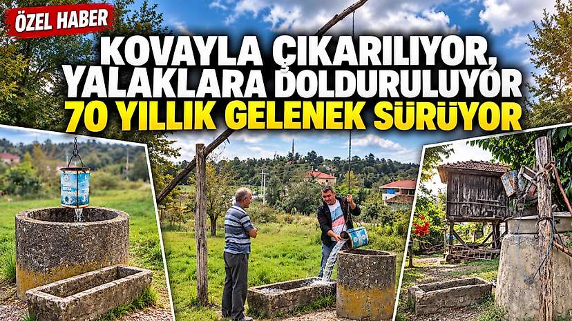 Kovayla Çıkarılıyor, Yalaklara Dolduruluyor: 70 Yıllık Gelenek Sürüyor