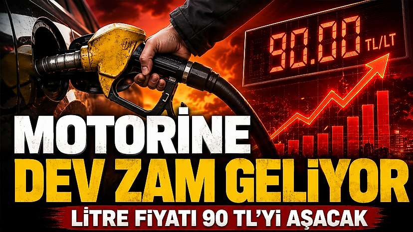 Motorine Dev Zam Geliyor: Litre Fiyatı 90 TL’yi Aşacak