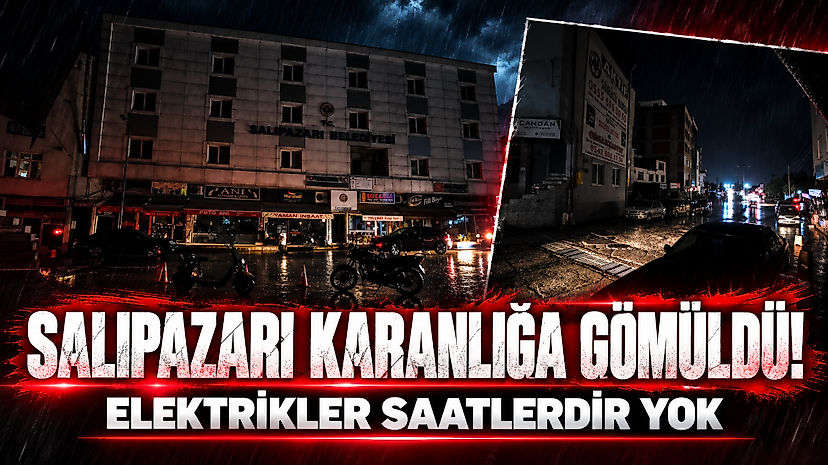 Salıpazarı Karanlığa Gömüldü! Elektrikler Saatlerdir Yok