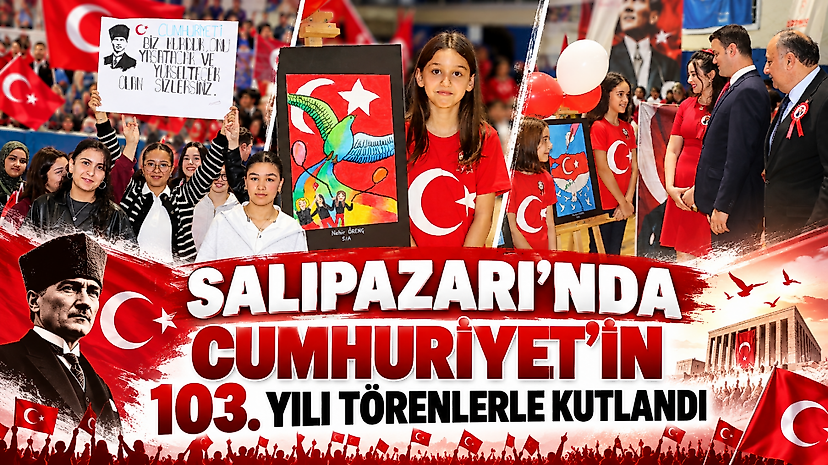 Salıpazarı’nda Cumhuriyet’in 103. Yılı Törenlerle Kutland