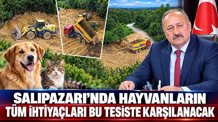 Salıpazarı’nda Hayvanların Tüm İhtiyaçları Bu Tesiste Karşılanacak